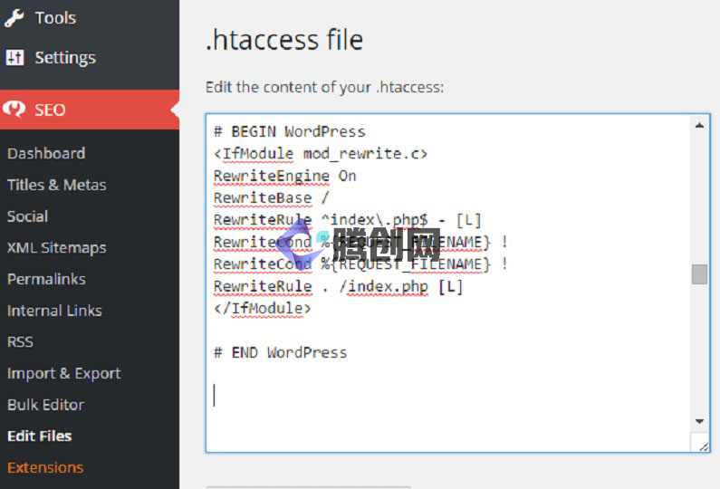 WordPress博客网站.htaccess文件的作用详细接受-腾创网