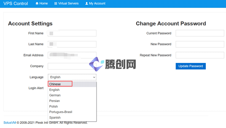 一篇文章学会SolusVM面板管理云主机 SolusVM重启和密码重置-腾创网